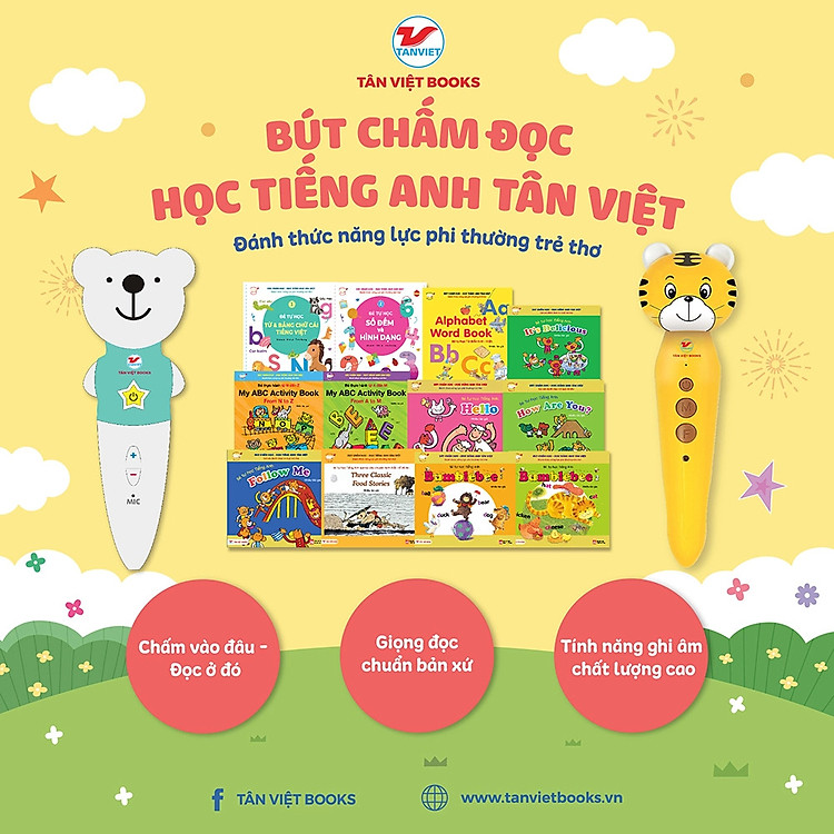 Newshop: Bút Chấm Đọc - Học Tiếng Anh Tân Việt