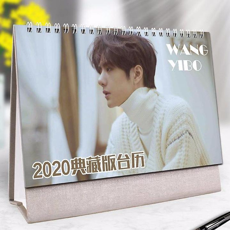 Lịch để bàn 2020 Vương Nhất Bác LAM VONG CƠ MA ĐẠO TỔ SƯ TRẦN TÌNH LỆNH tặng ảnh thiết kế vcone