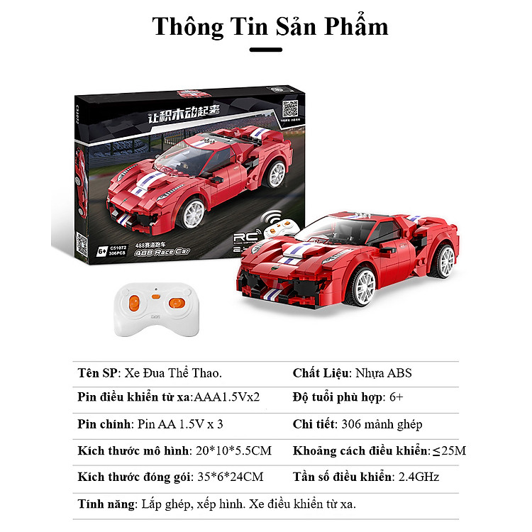 Bộ Đồ Chơi Điều Khiển Từ Xa Siêu Xe Chính hãng Giá rẻ - Hình ảnh 3