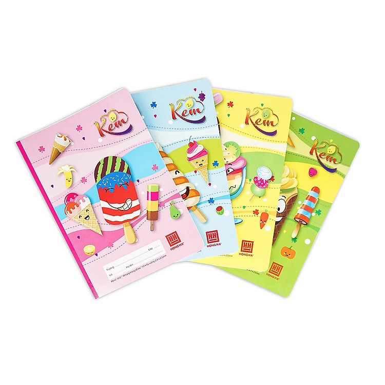 Vở 4 Ô ly 48 trang Hồng Hà School Kem - 0532 (lốc 20 quyển)