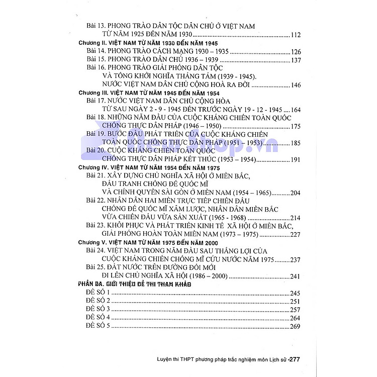 Phương Pháp Trắc Nghiệm Môn Lịch Sử - Ảnh 3