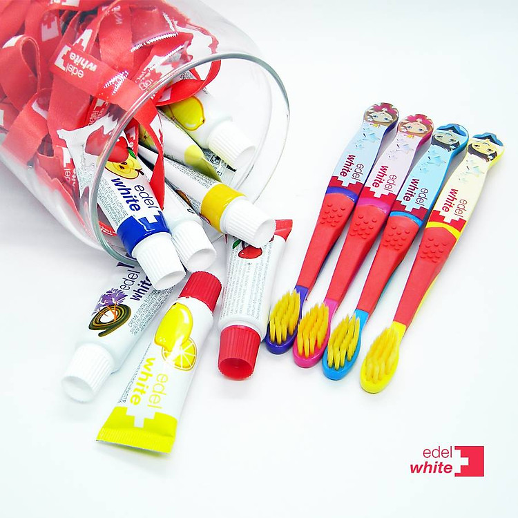 Bàn chải siêu mềm Edelwhite cho trẻ em Chính hãng Tiết kiệm - Hình ảnh 5