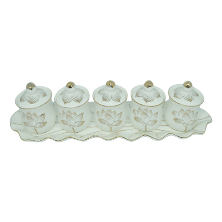 Án 5 Có Nắp Trắng PT0124