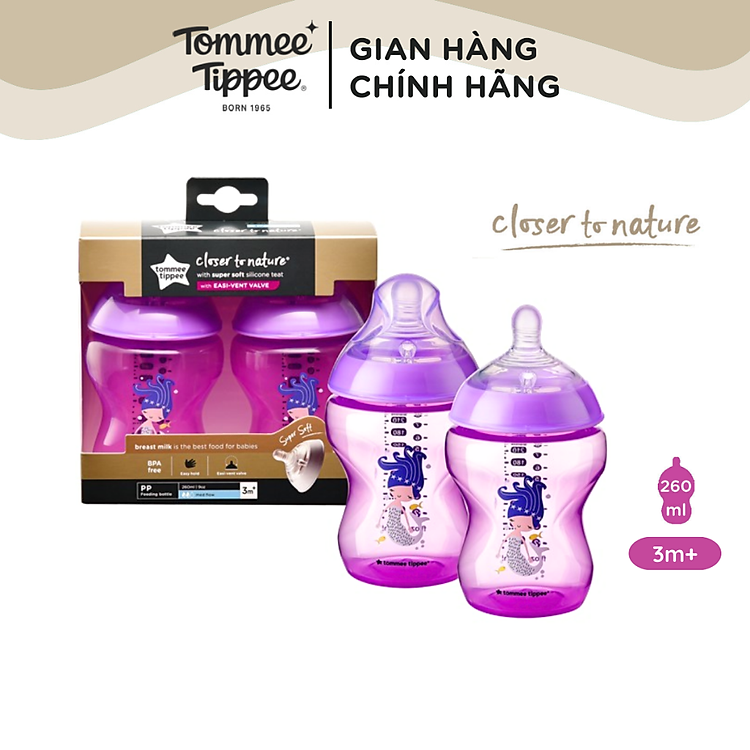 Tìm mua tại Avakids:Bình Sữa Tommee Tippee 260ml Tím, tràn ngập Khuyến mãi, Ưu đãi