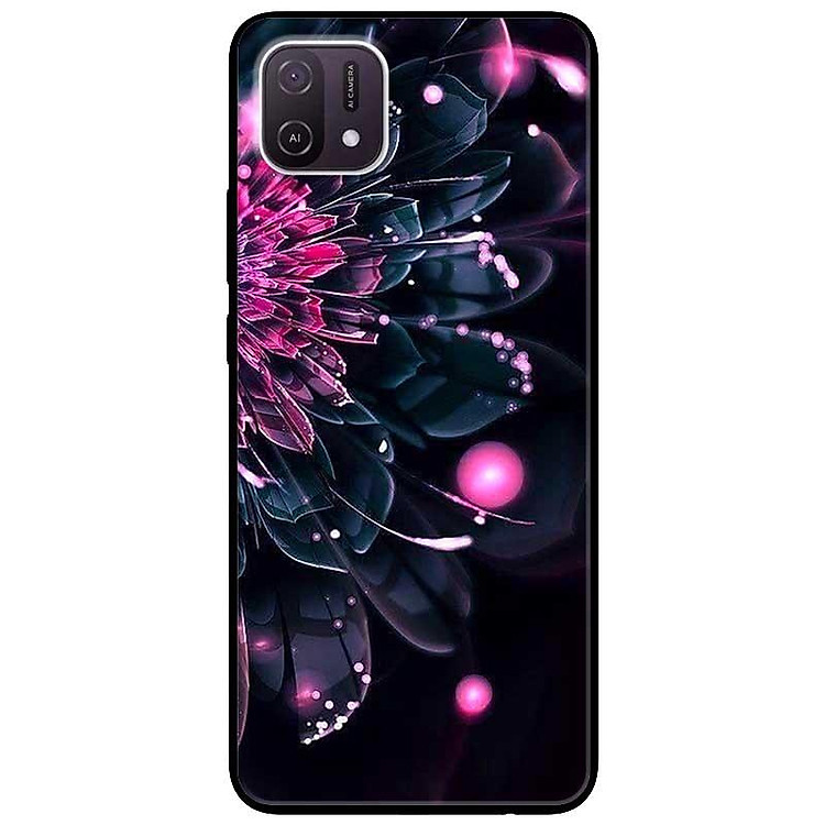 Ốp lưng dành cho Oppo A16K - Oppo A36 / A76 - Oppo Reno 7z 5G mẫu Mẫu Đơn Hồng Đenm