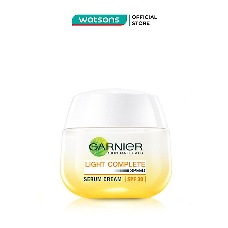 Kem Dưỡng Ban Ngày Garnier Light Complete Speed Whitening Serum Cream SPF30 PA+++ 50ml