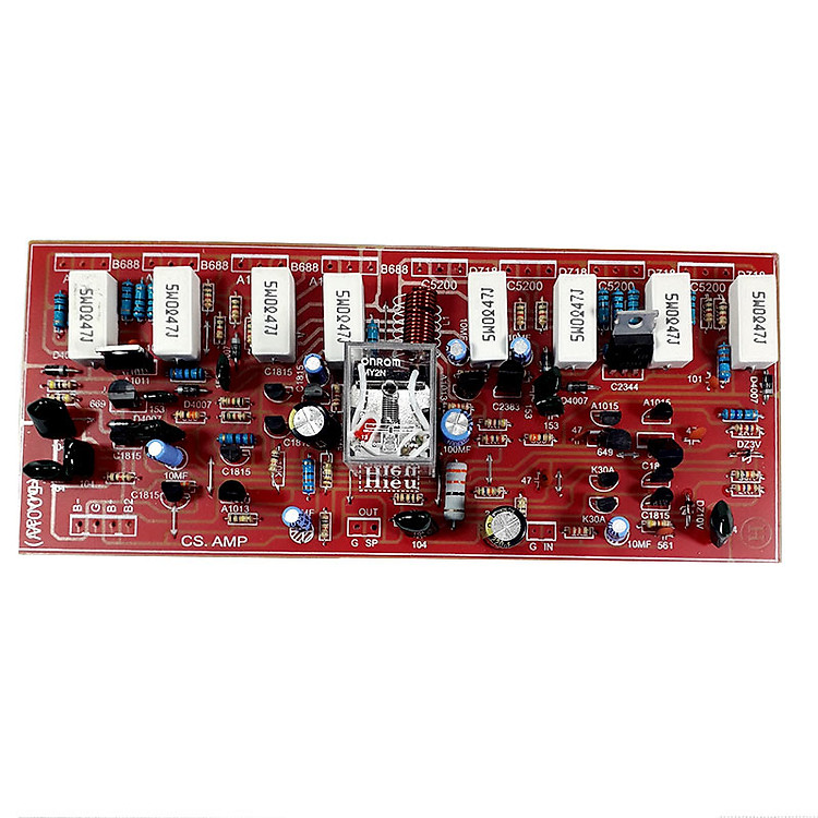 Board Khuếch Đại Công Suất 8 Sò 250W Có Relay Bảo Vệ