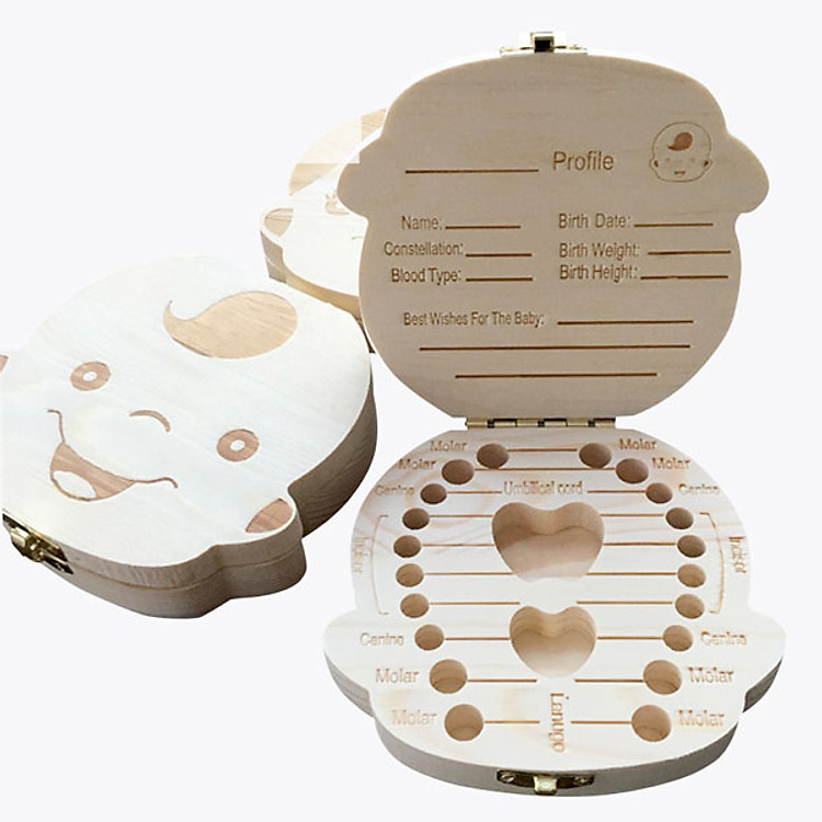 Hộp Gỗ Đựng Răng Sữa Cho Bé Yêu - Ảnh 5