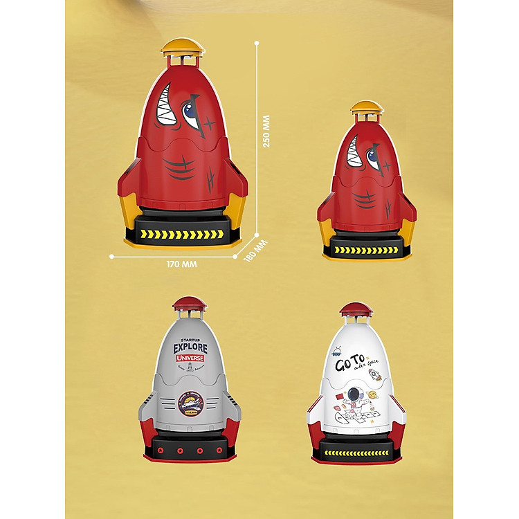 Mua Tên lửa nước đồ chơi STEM - Đỏ Chính hãng Giá tốt - Hình ảnh 4