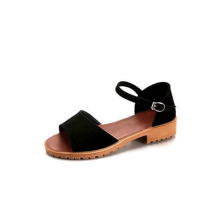Giày Sandal Nữ Quai Ngang Gót Vuông Cao 3.5CM 3Fashion - MSP 2923
