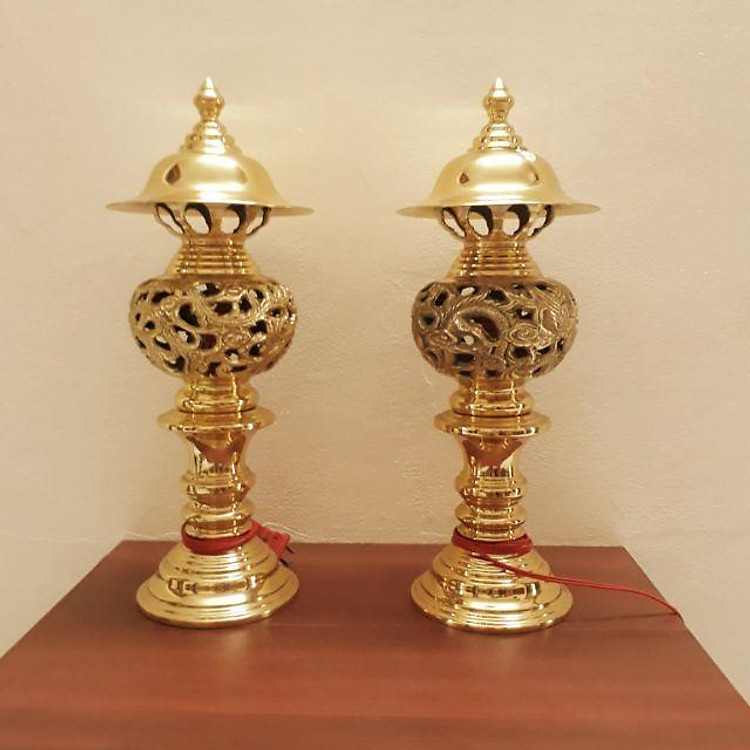 Đèn thờ Đài loan, đèn đồng cao cấp.