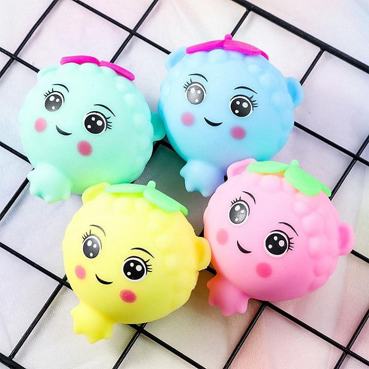 EM BÉ NHO Squishy Mochi đồ chơi bóp tay mềm mịn dễ thương chân thực giảm stress co dãn đàn hồi ngộ nghĩnh bóp giải trí