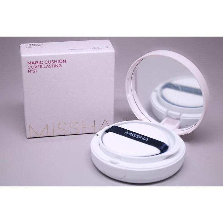 Phấn Nước Che Phủ Hoàn Kiềm Dầu Missha M Magic Cushion Cover Lasting SPF50+/PA+++ 15g