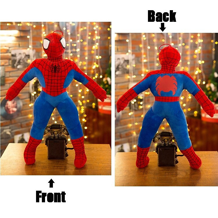 Thú nhồi bông người nhện cao cấp 50cm Chính hãng Tiết kiệm - Hình ảnh 4