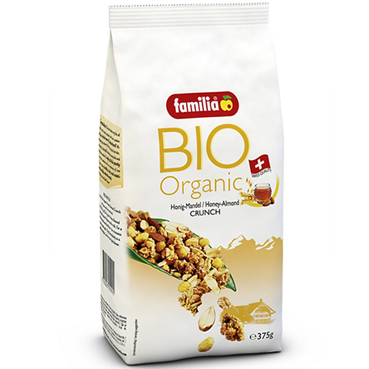 Ngũ Cốc Sạch Hỗn Hợp Mật Ong Và Hạnh Nhân Familia (375g)