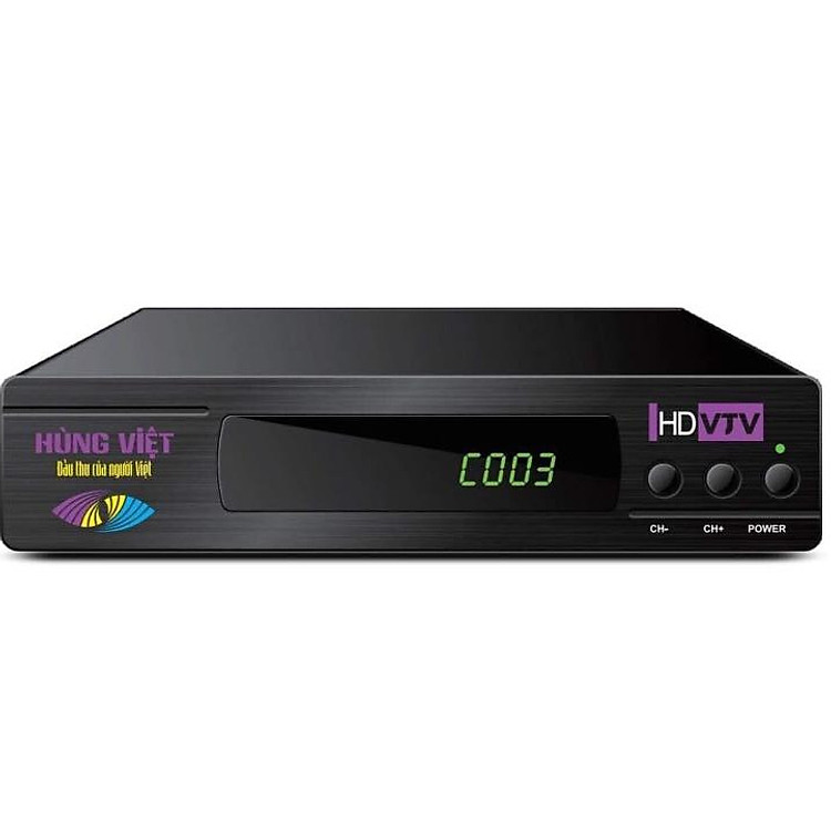 Combo Đầu Thu Kỹ Thuật Số Hùng Việt DVB-T2 Kèm Anten Và 15M Dây - Hàng chính hãng