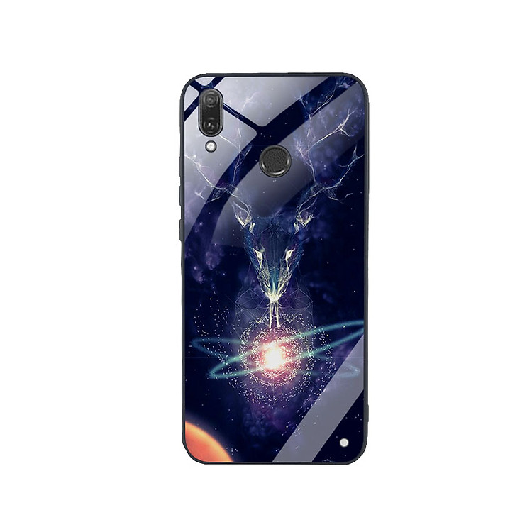 Ốp Lưng Kính Cường Lực cho điện thoại Huawei Y9 2019 - Deer 02