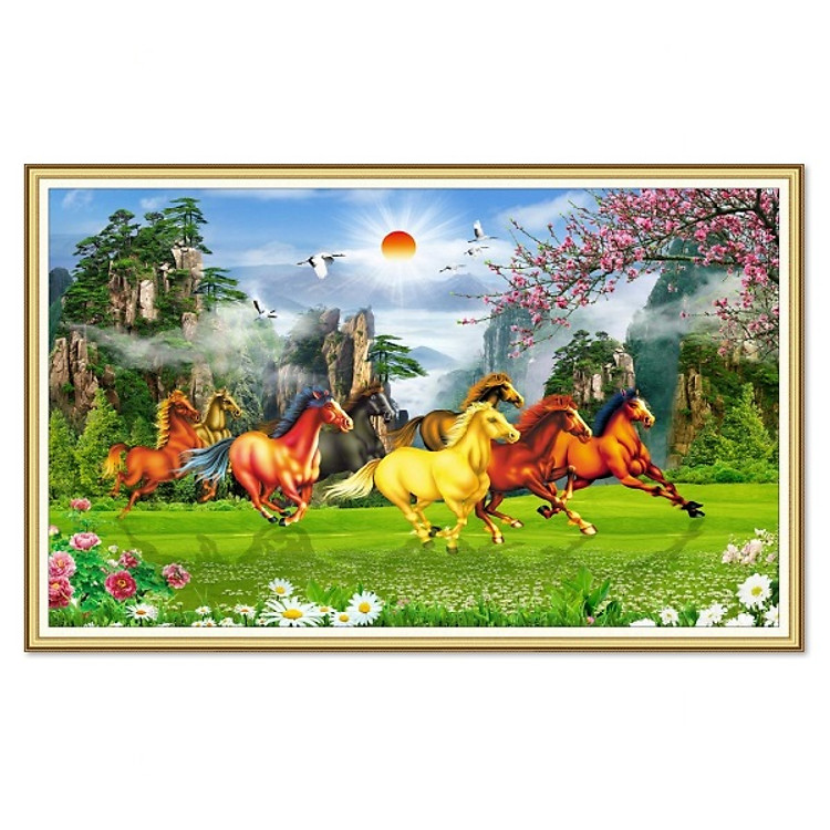 Decal phong thủy Mã đáo thành công NewTM-068KA
