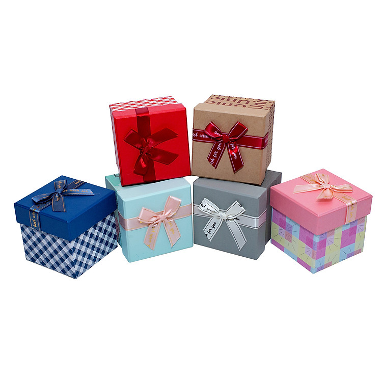 Hộp quà Vuông V015 (8 x 8 x 8 cm)