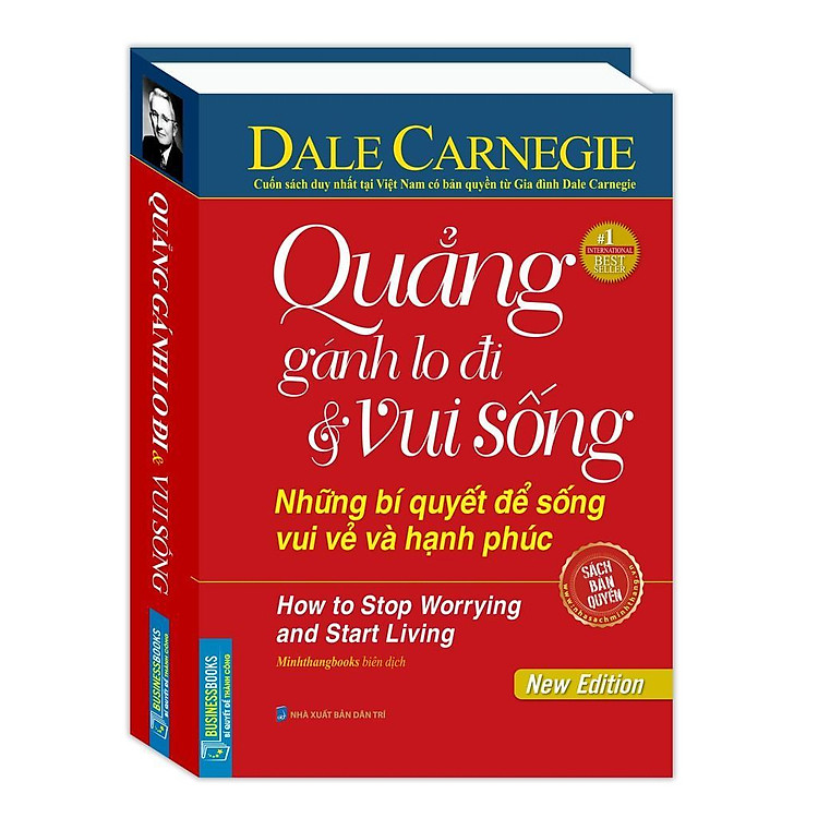 Sách - Quẳng Gánh Lo Đi Và Vui Sống - Những Bí Quyết Để Sống Vui Vẻ Và Hạnh Phúc - Bìa Cứng - Minh Thắng