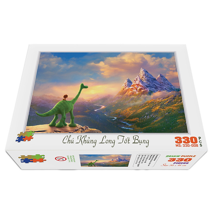 Mua tại Tiki: Bộ tranh xếp hình Khủng Long Tốt Bụng Chính hãng Giá rẻ
