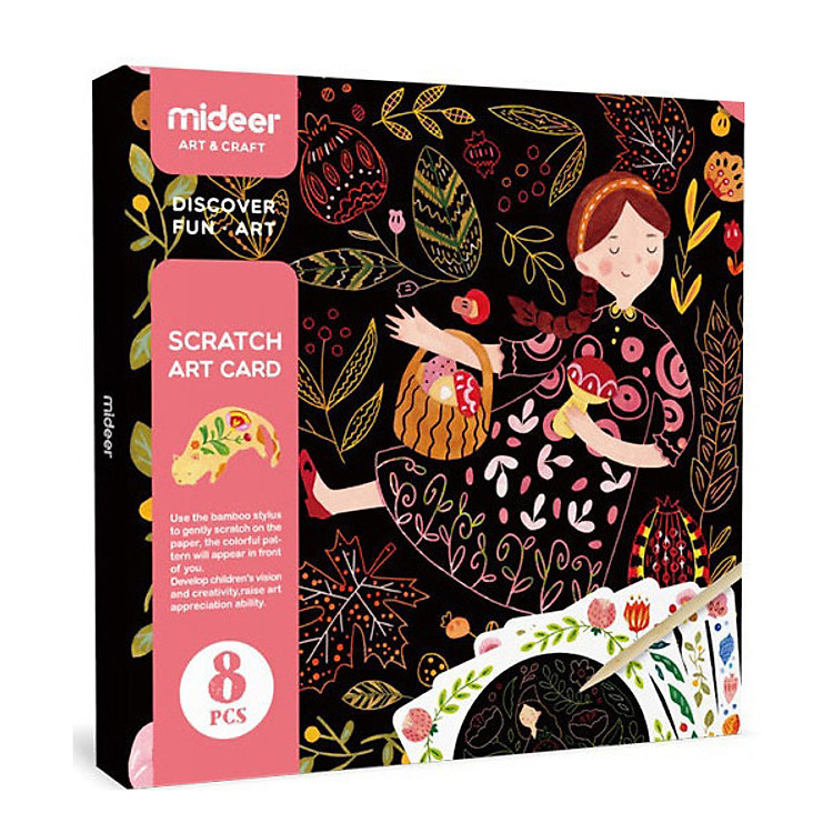 Sách Cào 8 Mảnh Mideer