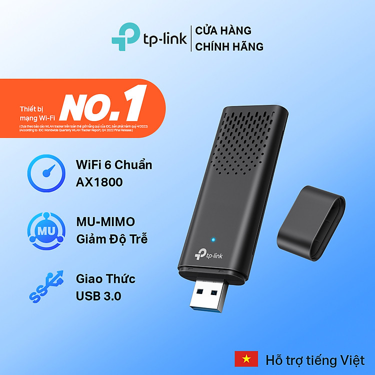Bộ Chuyển Đổi USB WiFi TP-Link Archer TX20U / TX20U Nano / TX20 Plus WiFi 6 Băng Tần Kép AX1800 - Hàng Chính Hãng