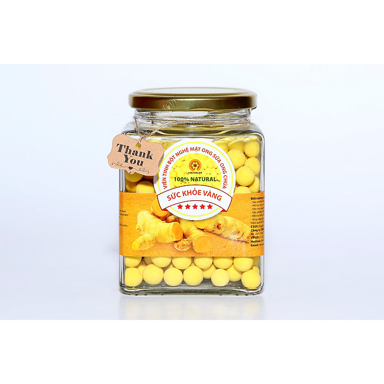 VIÊN NGHỆ MẬT ONG SỮA ONG CHÚA (Hũ 300G)