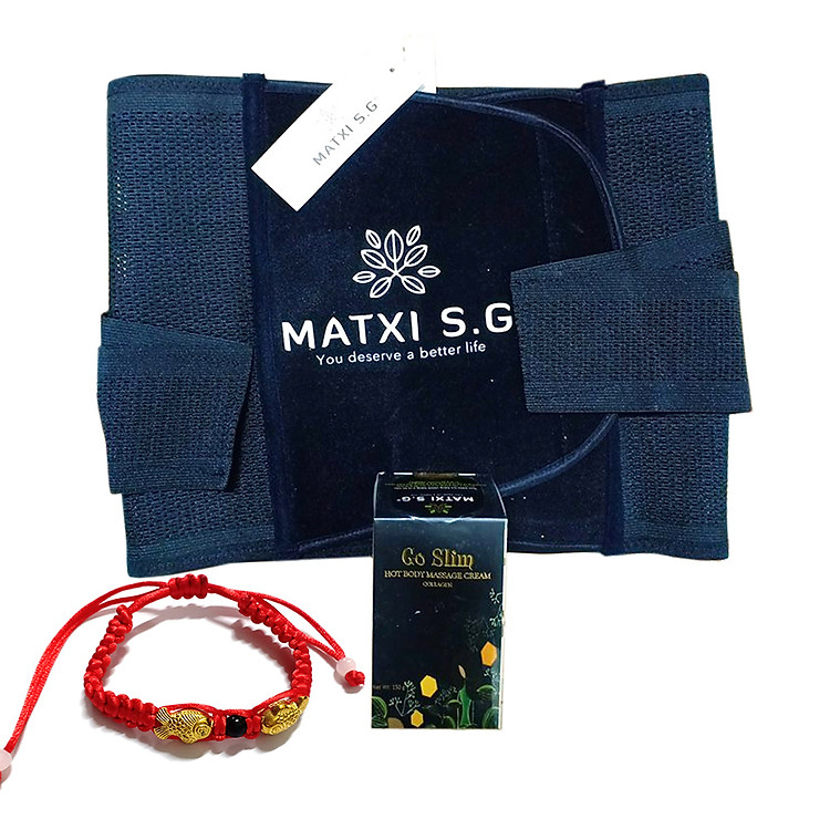 Kem tan mỡ goslim hộp 150g + Tặng Kèm đai Nịt bụng cao cấp Và vòng Tay Phong Thủy Cực Chất