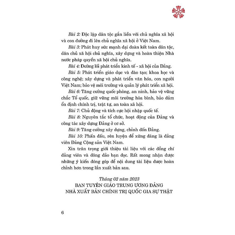 Tài Liệu Bồi Dưỡng Lý Luận Chính Trị Dành Cho Đảng Viên Mới - Ảnh 4