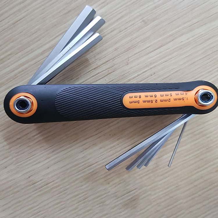 Bộ lục giác gấp gọn 8 đầu tiện lợi