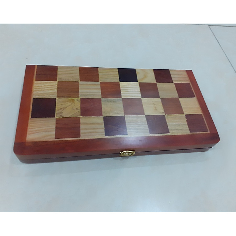 Bàn cờ vua gỗ hương 35x36 cm Chính hãng Ưu đãi - Hình ảnh 4