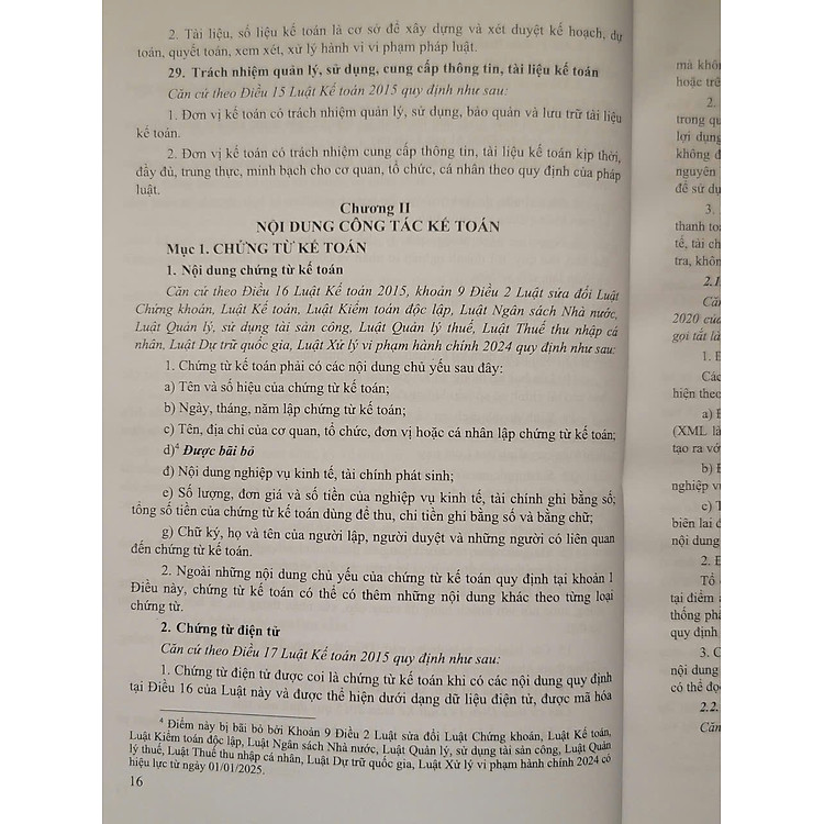 Chỉ Dẫn Áp Dụng Luật Kế Toán Sửa Đổi, Bổ Sung 2024 (V2558T) - Ảnh 5