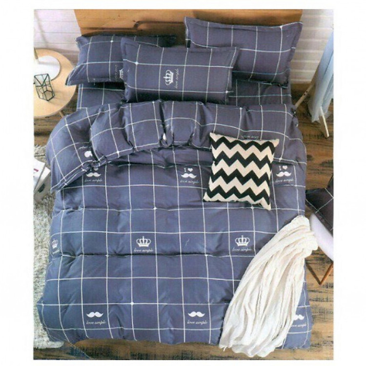 Chăn hè Cotton Poly - Kẻ Râu - Tặng kèm 1 móc khóa Houston