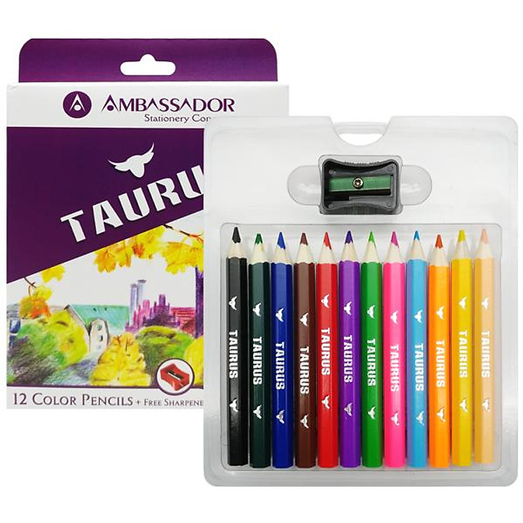 Bút Chì Màu Ngắn Kores (12 chiếc) - Ảnh 2