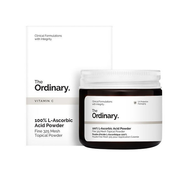 Bột Vitamin C sáng da, mờ thâm The Ordinary 100% L Ascorbic Acid Powder