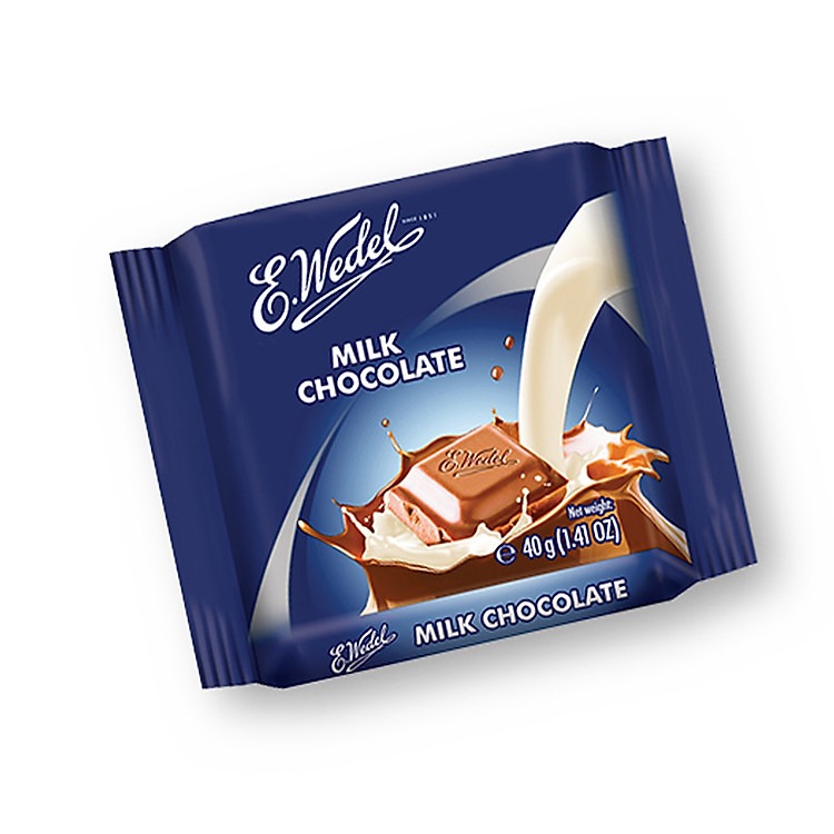 Sô cô la sữa hiệu E.Wedel 40gr