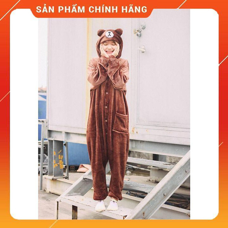 Bộ đồ thú Gấu nâu Người lớn