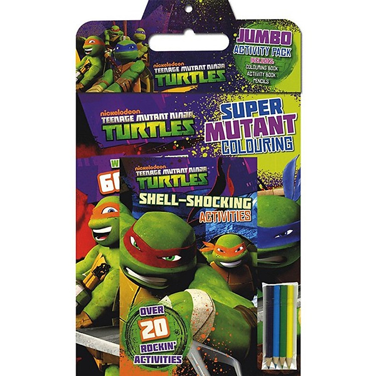 Sách TMNT GRAB BAG ACTIVITY PACK
