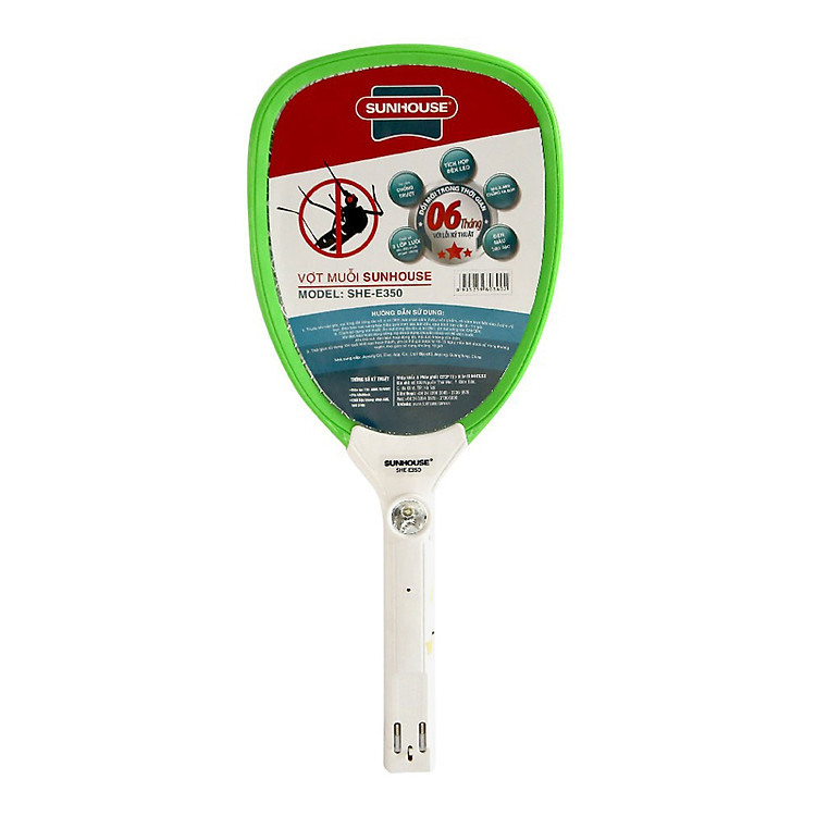 Vợt Muỗi Sunhouse SHE-E350 - Màu Xanh *50
