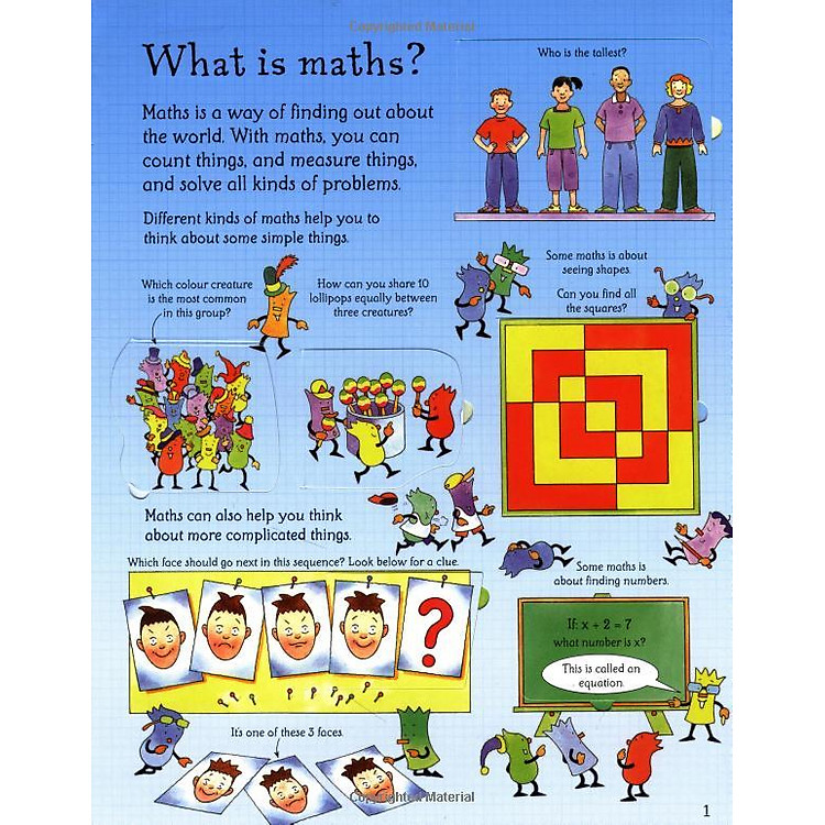 Tương Tác Tiếng Anh - Usborne See Inside Maths - Ảnh 3