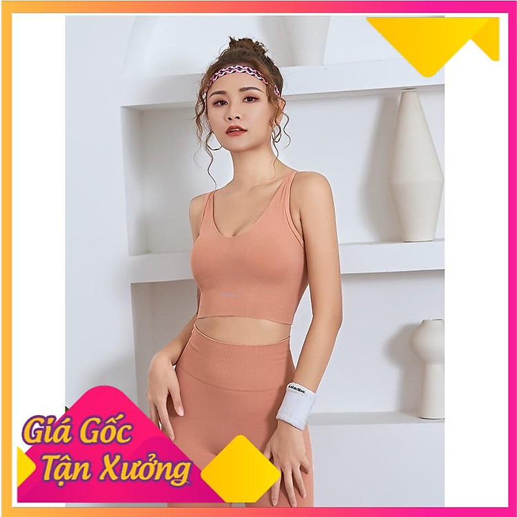 Bộ Đồ Tập Thể Thao Nữ Vải Polyester Cao Cấp Mới Nhiều Màu