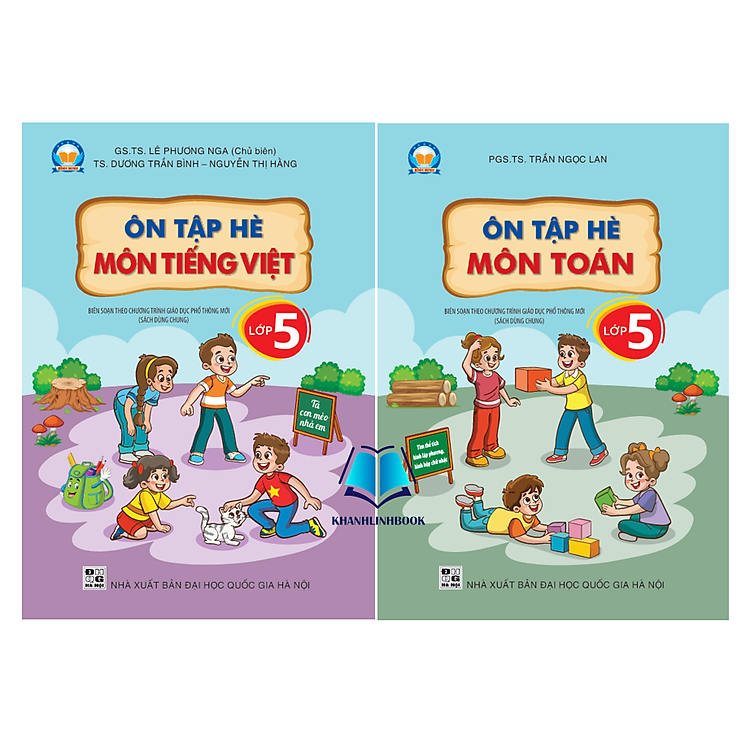 Ôn Tập Hè Môn Toán + Tiếng Việt Lớp 5
