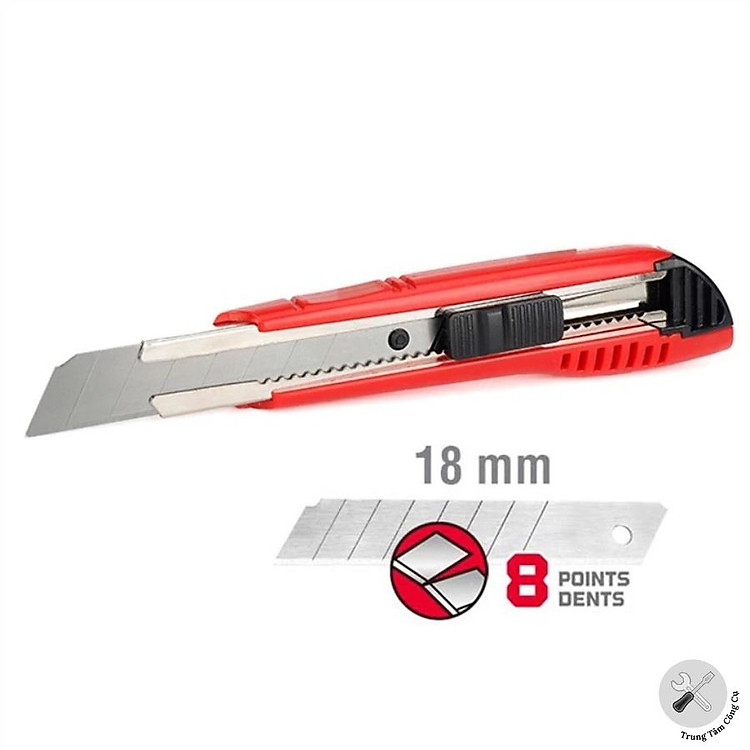 Dao rọc giấy bằng nhựa Workpro WP212013 (lưỡi 18mm)