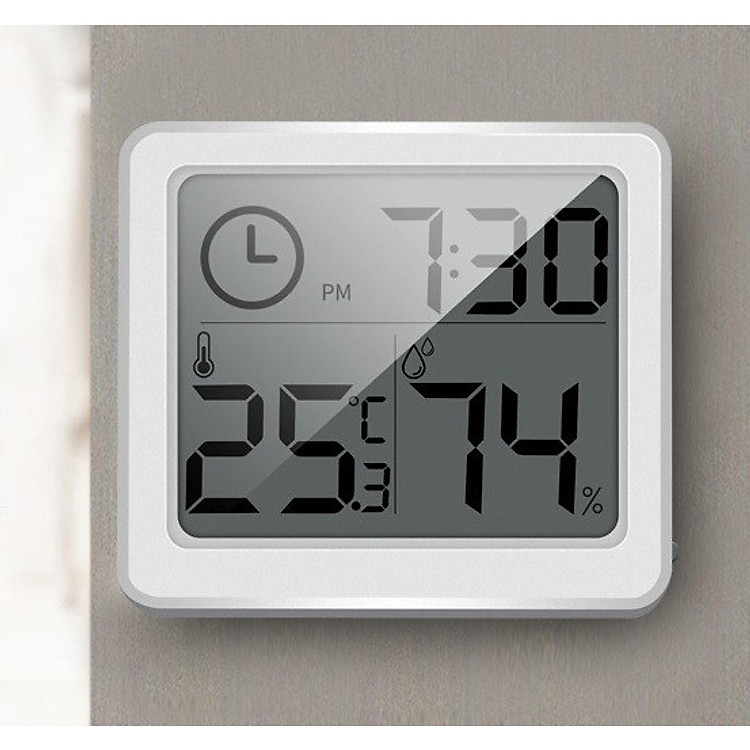Nhiệt ẩm kế điện tử đo nhiệt độ và độ ẩm 3 trọng 1 model : AK02 Tặng kèm tưa lưỡi silicon