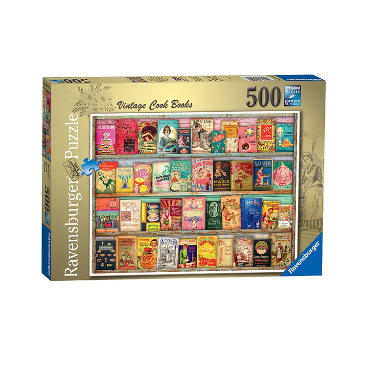 Tìm mua tại Avakids: Puzzle Vintage Cook Books 500 mảnh RAVENSBURGER - Ngập tràn khuyến mãi