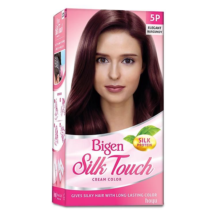 Thuốc nhuộm dưỡng tóc phủ bạc thảo dược Bigen Silk Touch Thương hiệu Nhật Bản Sắc Màu trẻ trung 80ml dạng kem