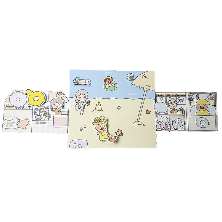 Bộ Tranh Tương Tác Cô Tiên Xanh Chính hãng Ưu đãi - Hình ảnh 2