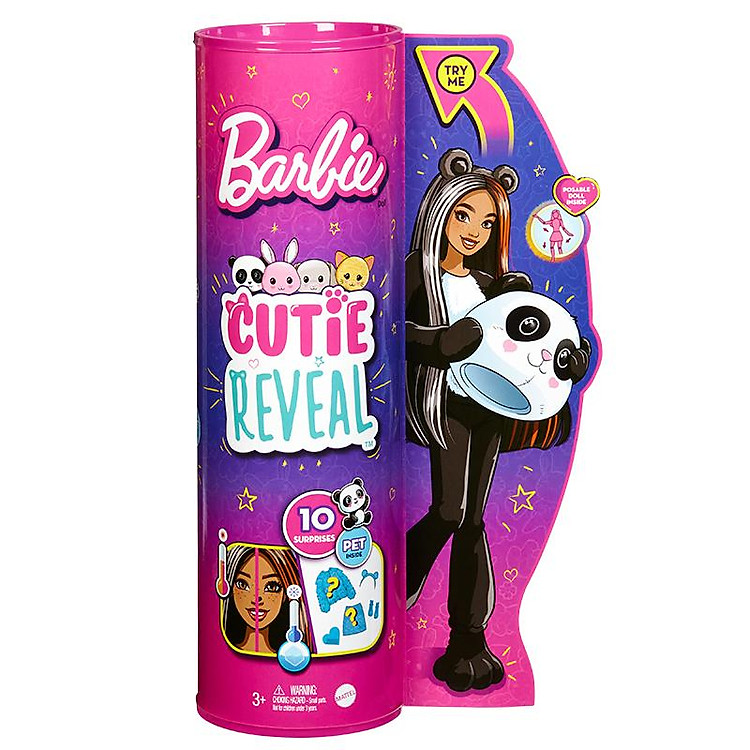 Đồ Chơi BARBIE Búp Bê Cutie Reveal - Panda HHG22/HHG18