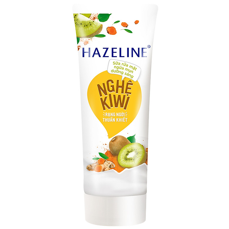 Sữa rửa mặt 100g Hazeline Sạch dầu ngừa mụn Nghệ chiết xuất từ thiên nhiên dịu nhẹ cho da
